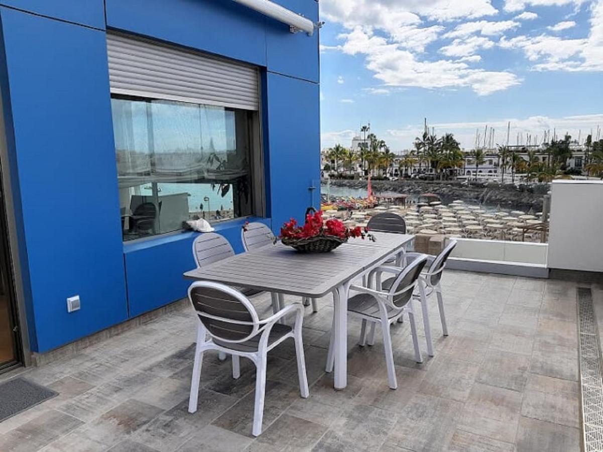 Beachfront Loft In Puerto De Mogan Exteriör bild