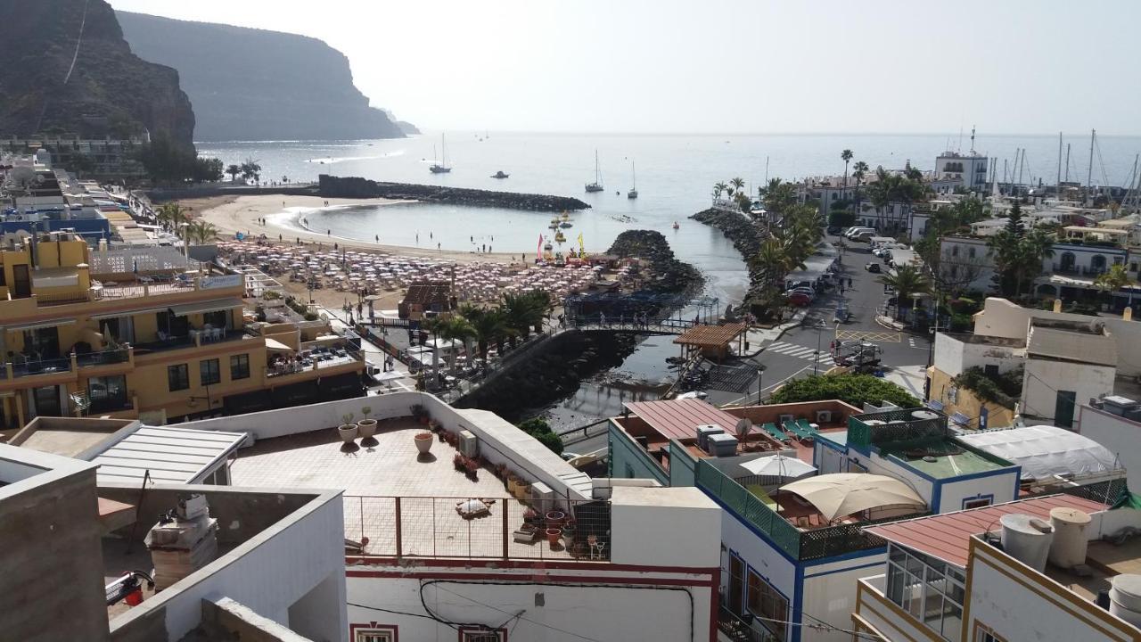 Beachfront Loft In Puerto De Mogan Exteriör bild